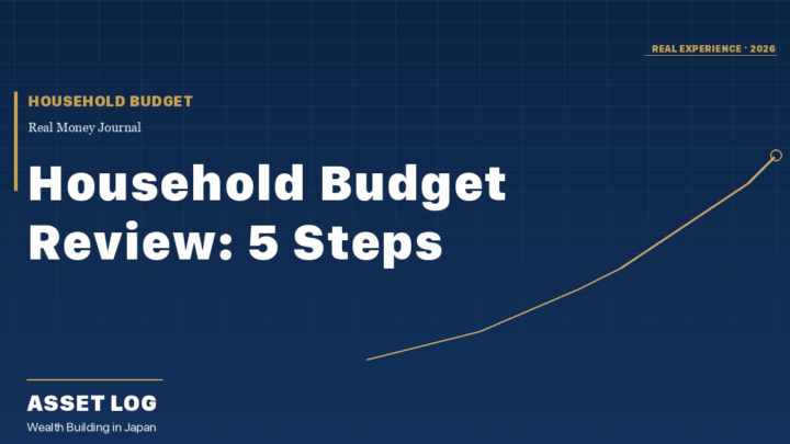 Household Budget Review: 5 Steps | HOUSEHOLD BUDGET | Asset Log